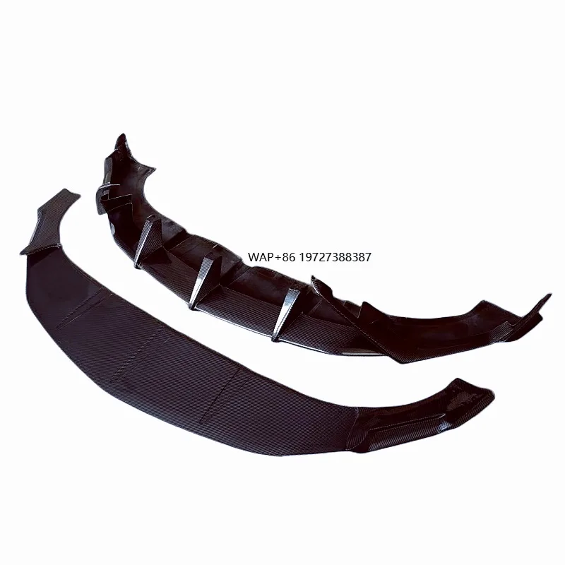 

For Urus Upgrade TC Style Carbon Fiber Front bar Edge Two-piece Body Kit