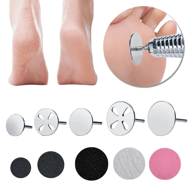 Foot File Rasps Callus Feet Dead Skin Care Remover Replaceable Sandpaper Disc Electric Rotating Pedicure Foot Care Tools