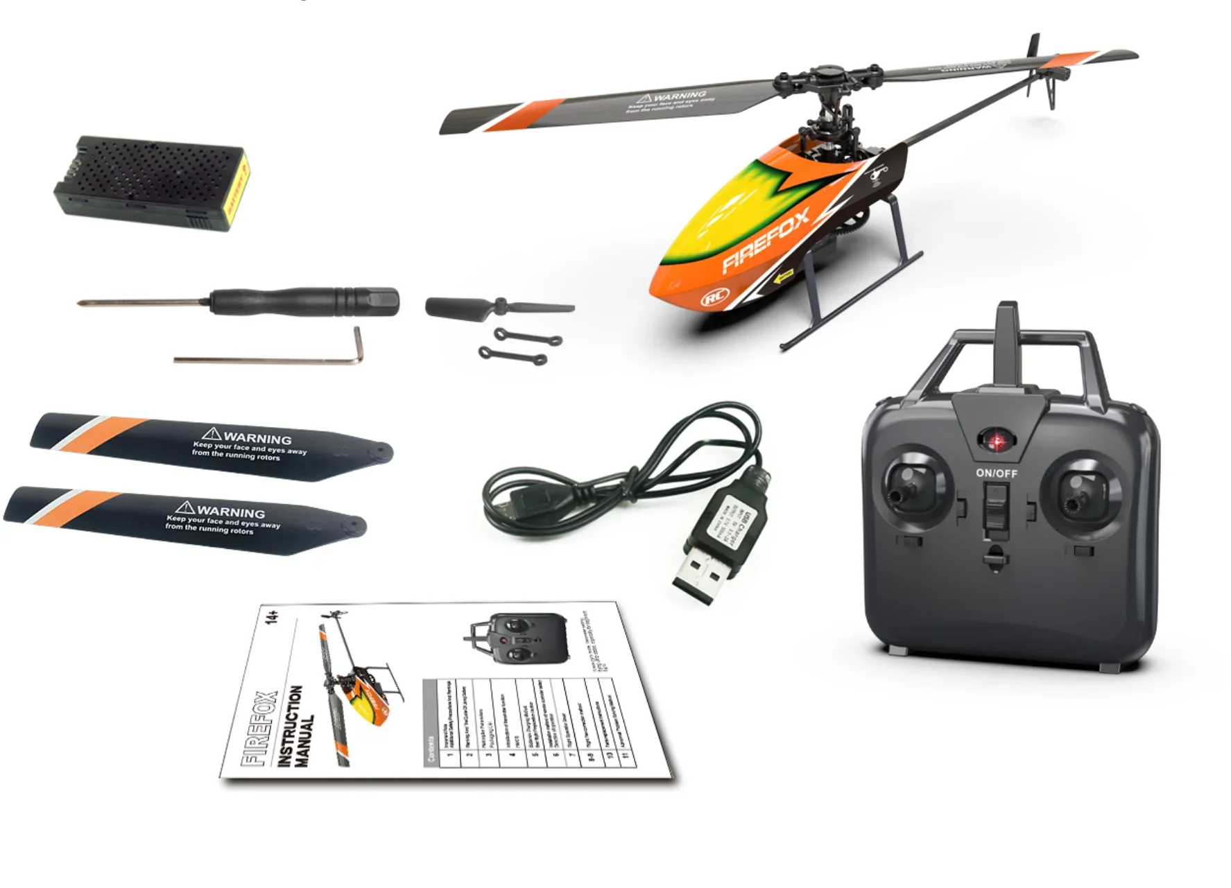 C129 RC Helicopter RTF 4CH 6-axis Gyro Automatic Stable One-key Take-off/landing Durable Coreless Motor Part for Adult Kids Gift