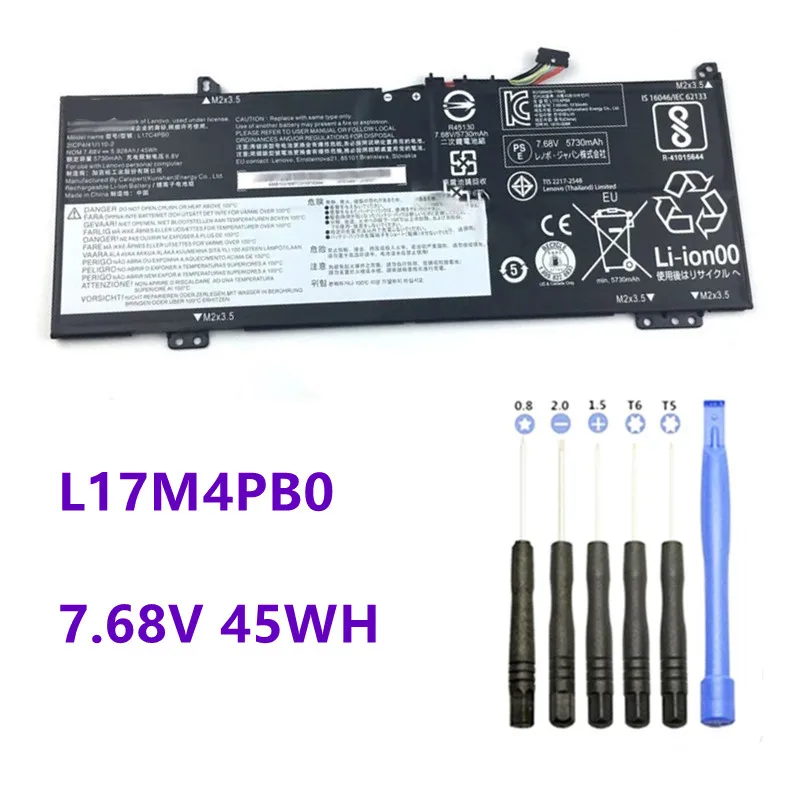 L17M4PB0 Laptop battery For Lenovo xiaoxin Air 14ARR 14IKBR 15ARR 15IKBR Ideapad 530s-14IKB 530s-15IKB L17C4PB0 7.68V 45WH