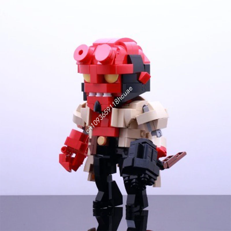 

425 шт. MOC HELLBOYss, строительные блоки, идея, рождественская игрушка, подарок, образовательный кирпич для детей, день рождения