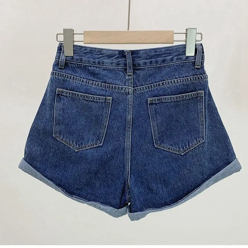 Shorts Women Denim Vintage Summer Basic Simple All-match Hot Sale High Waist Leisure Ladies Streetwear Chic Classic