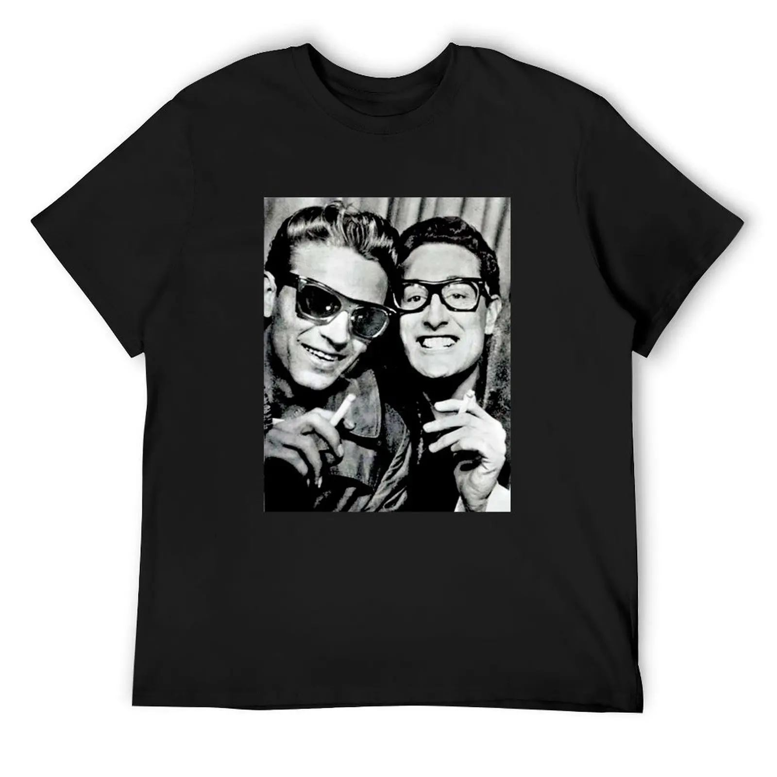 

Buddy Holly And Waylon Jennings 7 Unisex T Or Women Vintage Retro For Kids Best Trending Graphic T-Shirt
