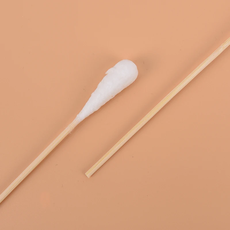 مسحة قطنية خشبية صحية ، عصي طبية نظيفة ، براعم رأس قطني خشبي ، 20 ، 20 من أجل