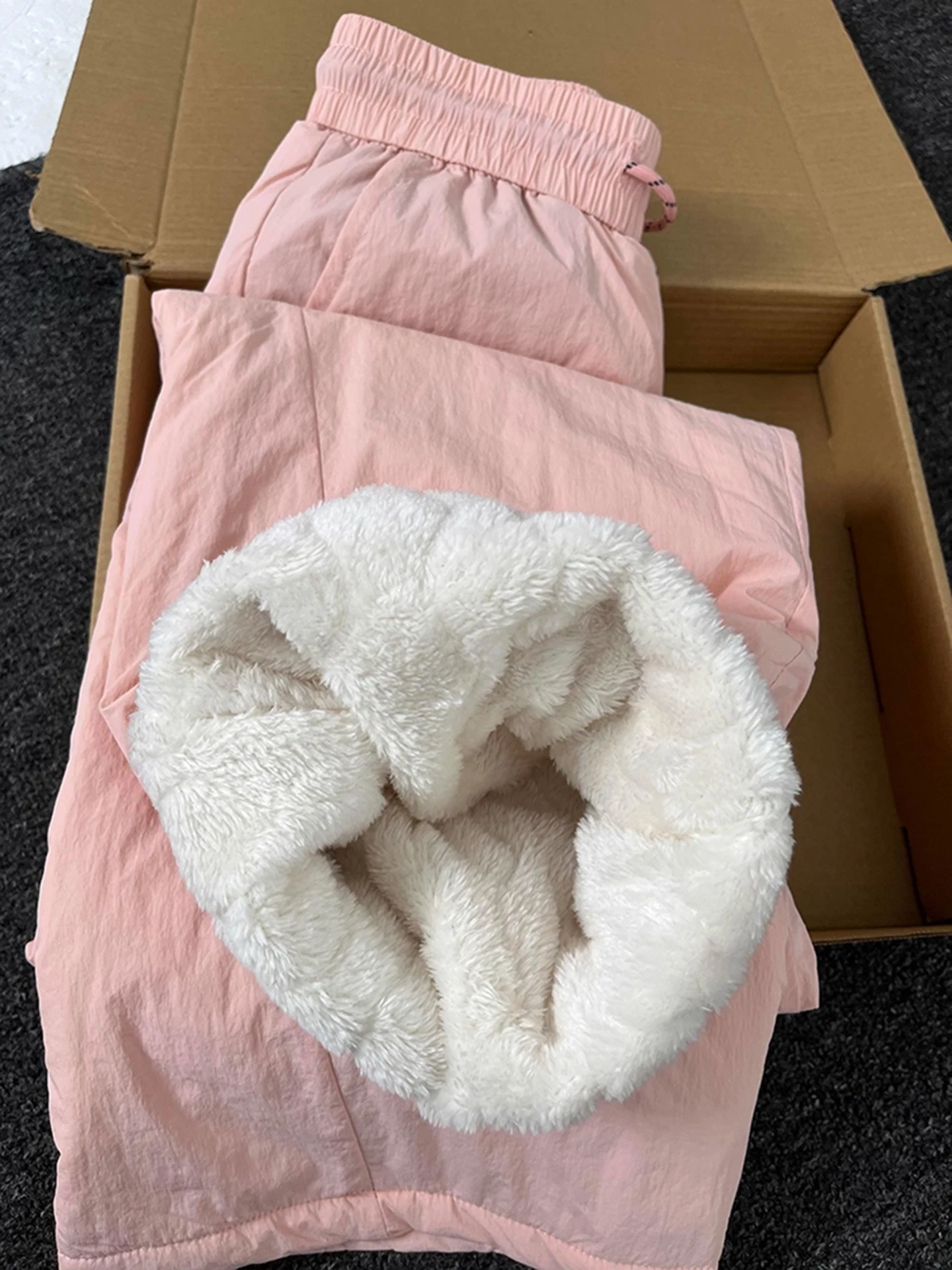 

Extra Thi Pink Lamb Velvet Winter Trousers for Men And Women Cold Resistant Cotton Pants Ultra Warm for Temperatures below ...