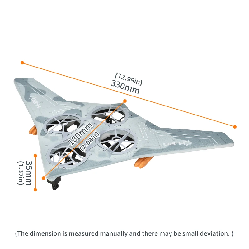 2.4G RC Foam Glider Airplane Toys Anti Collision Fixed Wing Foam Remote Control Fly Aerobatic Plane for Beginner Children's Gift