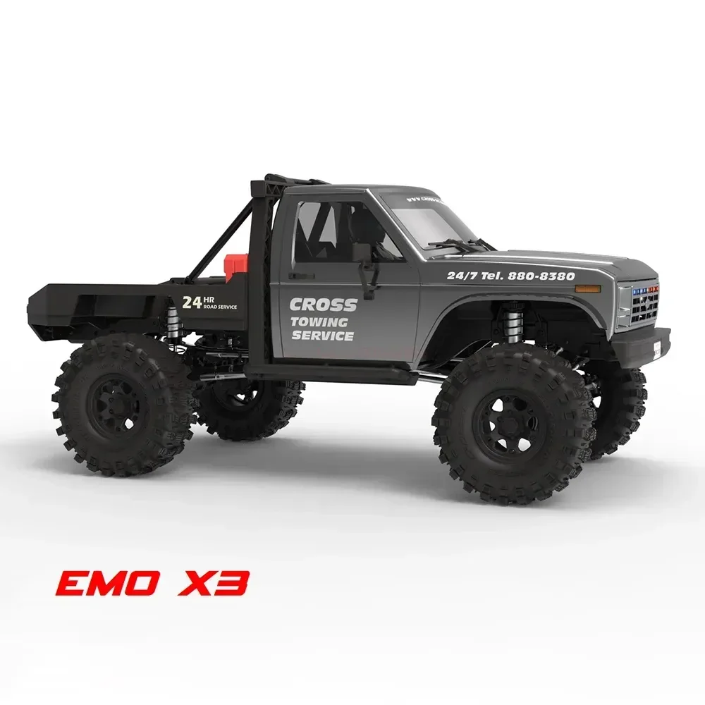 Crossrc Emo X3 1:8 Large Proportion Northeast Tiger Remote Control Electric Rescue Climbing Off-road Vehicle Four-wheel Drive