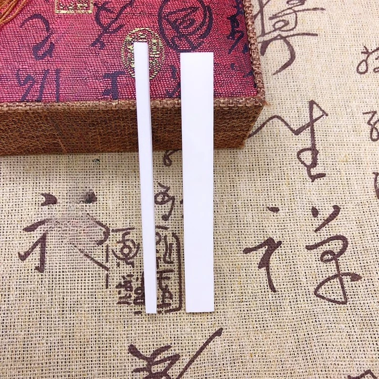 2pcs Natural Beef Bone Pieces Plate Beef Bone Material Carving String Instruments