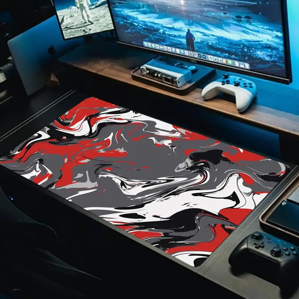 

Strata Liquid Mouse Pad XXL Large Gaming Accessory Rubber Deskmat HD Non-Slip Computer Office Keyboard Mat Laptop Long Mousepad