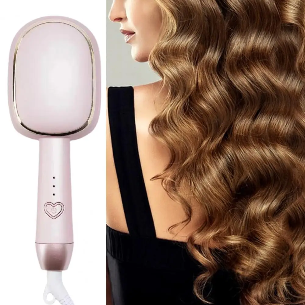 Hot！Hair Curler Easy Operation Rose Golden Hairdressing Electric Rotating Curling Iron Wool Curling Iron for Barber Shop