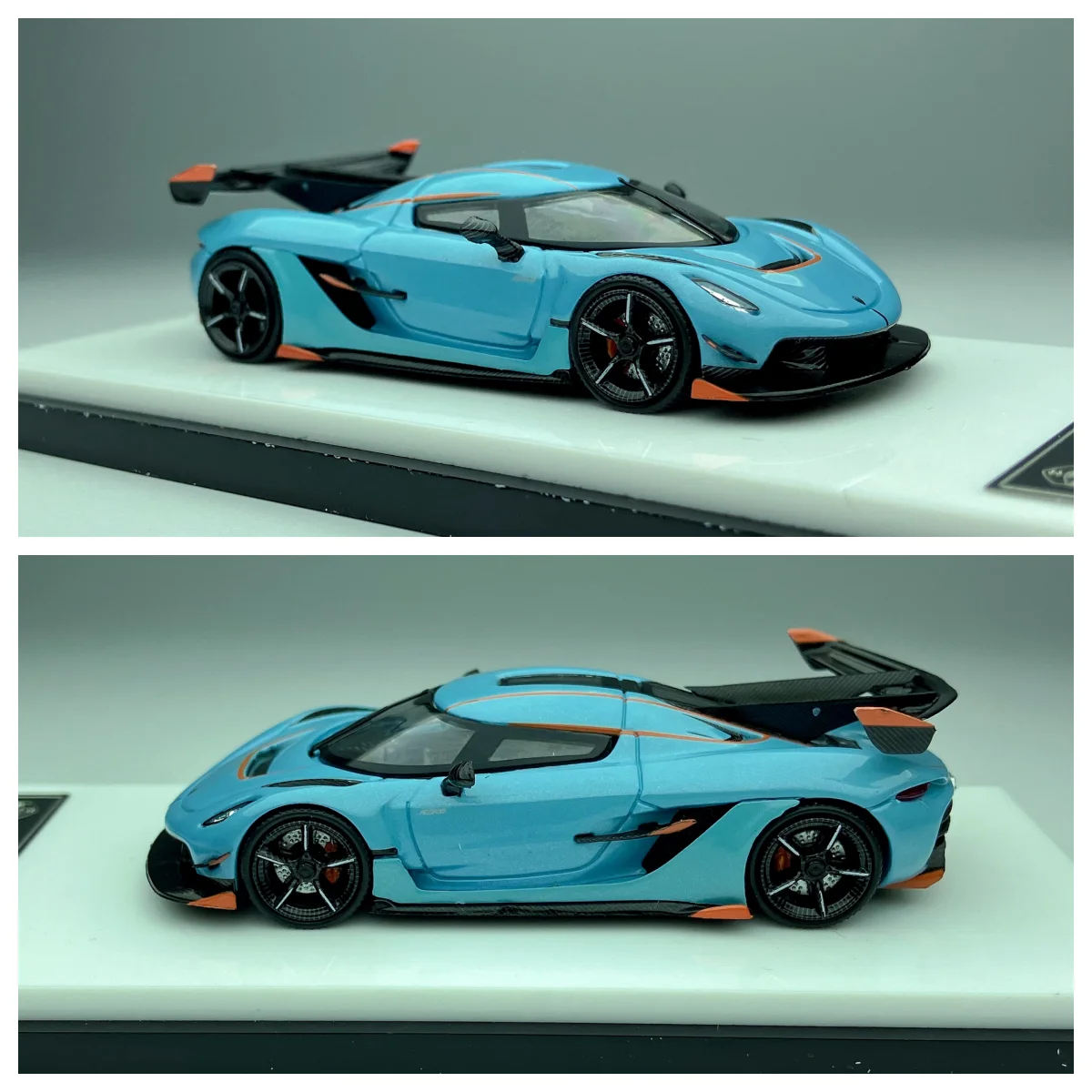 

Модель автомобиля HKM 1:64 Jesko Super Car Blue из сплава металлов