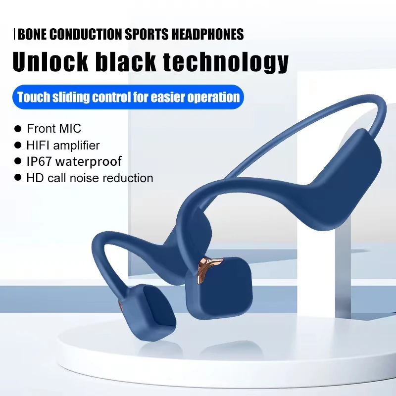 New BC-G02pro bone conduction Bluetooth earphones for outdoor sports and running without ear bone conduction earphones