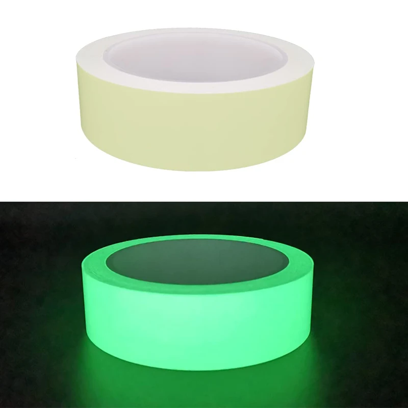 Glow In Dark Tape Waterproof Fluorescent Adhesive Tape Warning Tape For Stairs Stage Supplies Decoration