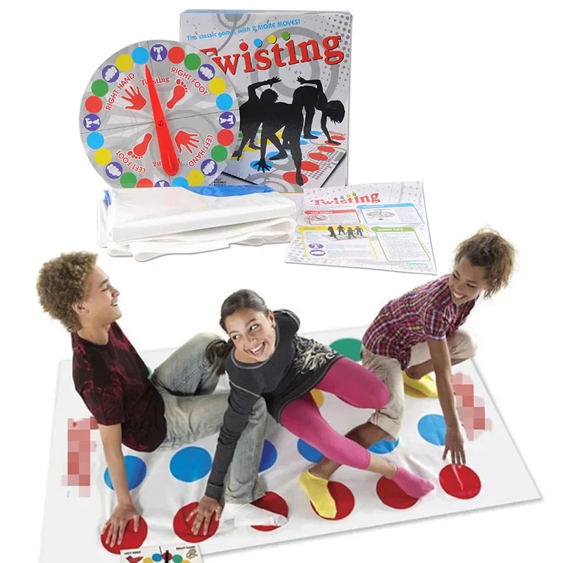 Outdoor Fun Board Games Twisters Indoor Toy Twisting The Body Family Party Game for Children Adult Parent-child Interactive Toy