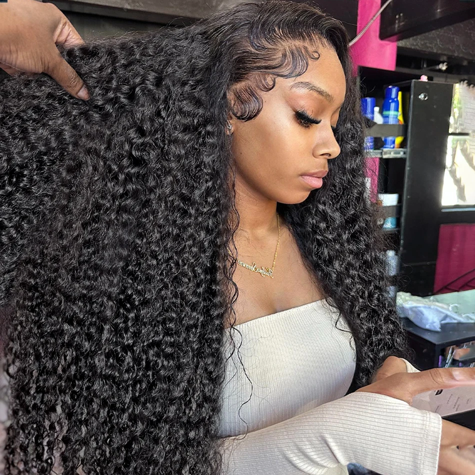 250% Hd 13x6 Water Wave Ready to Wear Human Hair Wigs 30 32 Inch Loose Deep Wave Lace Front Wig Curly 5x5 Glueless Wig For Women