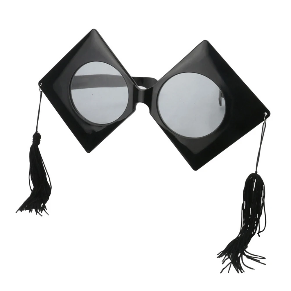 

Funny Graduation Glasses Doctoral Cap Design Graduation Decor Glasses Lightweight Plastic String Material Party Photo