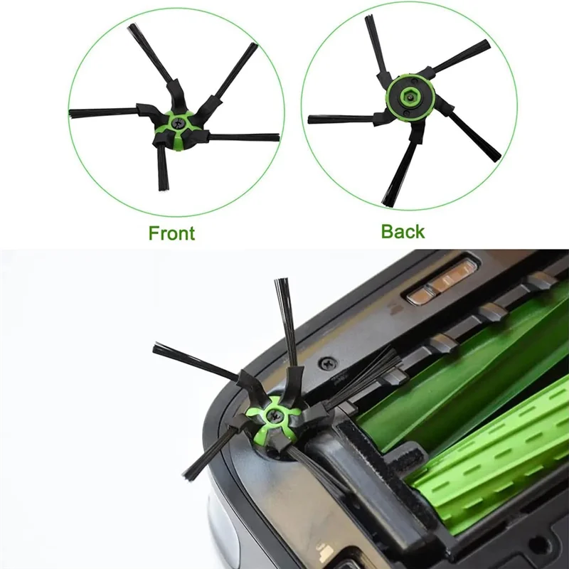 Peças de reposição FZFZ para Irobot S9 (9150) S9 Plus (9550), escovas de borracha multisuperfície filtros escovas laterais sacos de vácuo