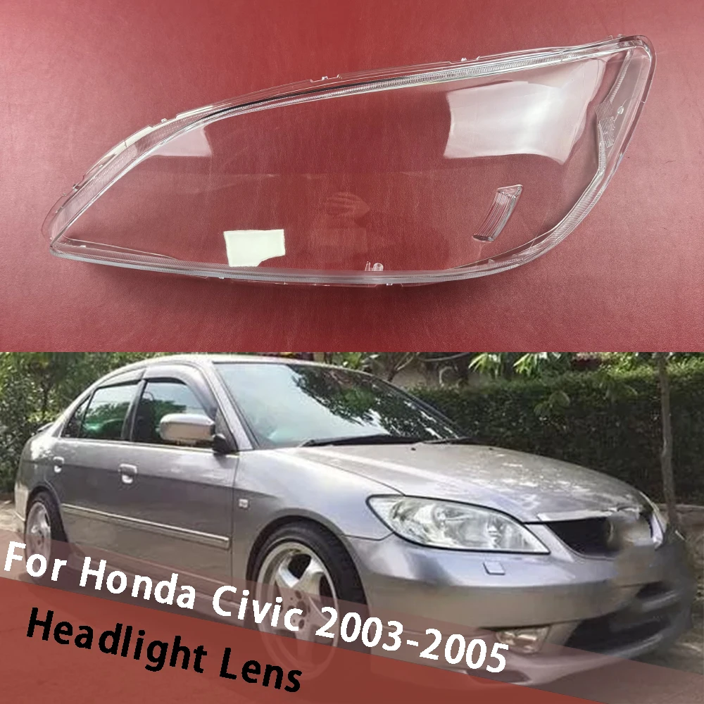 

Для Honda Civic 2003 2004 2005, крышка фары, корпус, абажур, прозрачный абажур, чехол для линзы, плексиглас
