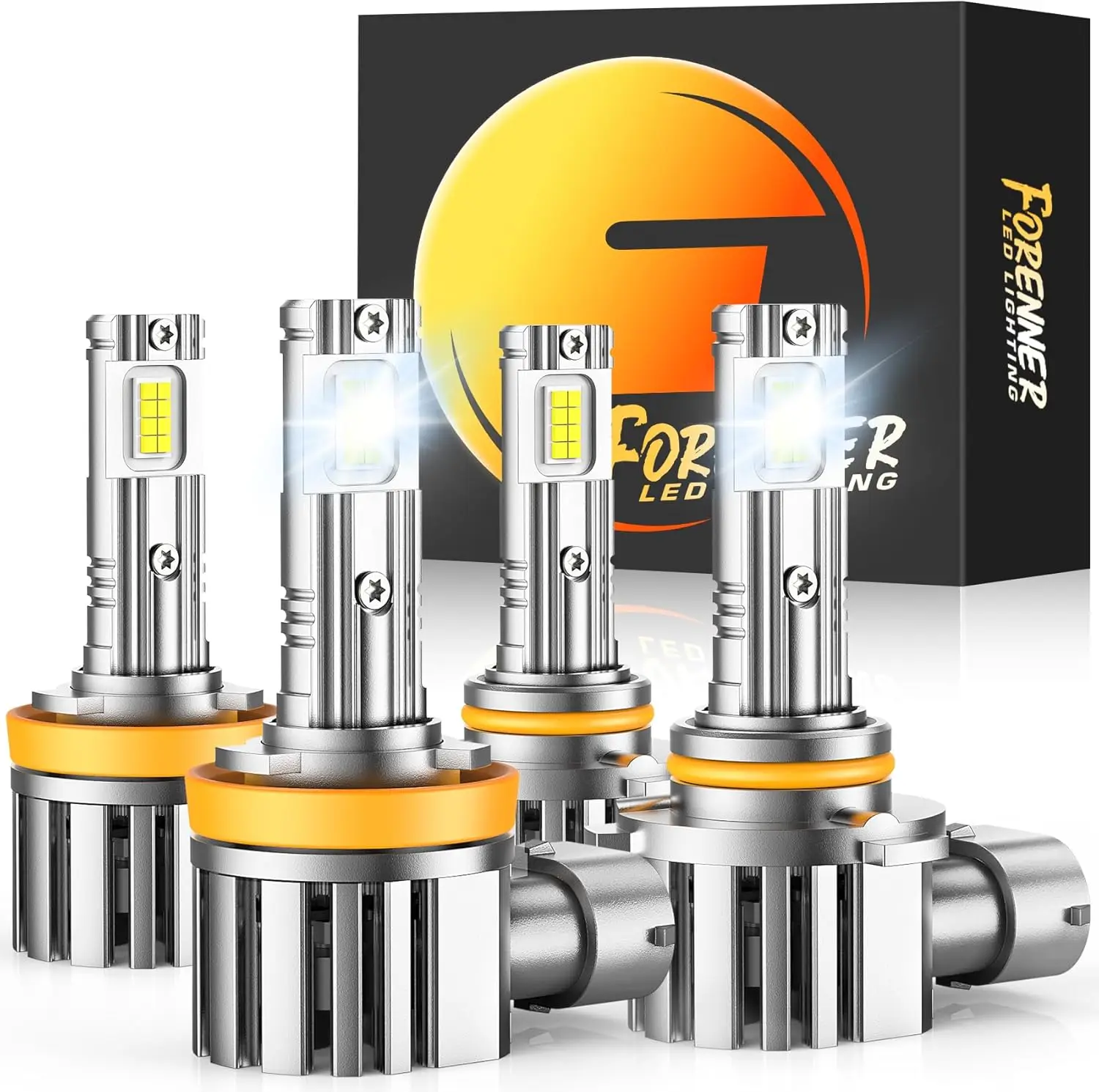 

Комбинированная светодиодная лампа H11 9005, фара 60000LM, размер 1:1, 9005 HB3 H11 H9 H8, противотуманная фара, со скоростным охлаждающим вентилятором, упаковка из 4 шт.