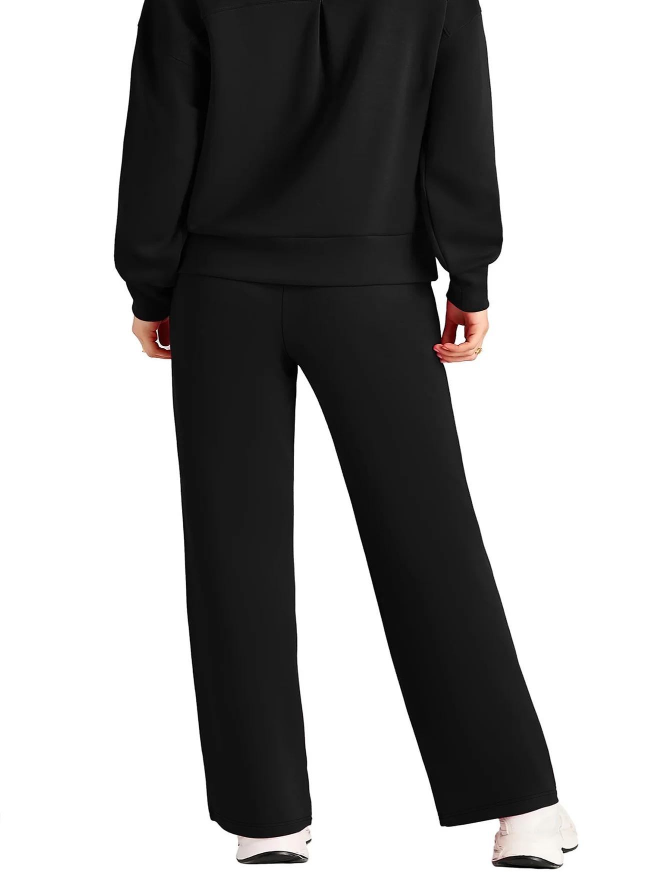 New autumn and winter 2024 women's plus size casual pants made of retro and versatile knitted fabric