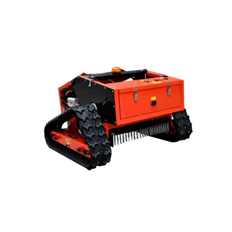 Rasenmäher Schiene Rasenmäher Fernbedienung Raupe Kleiner Mäher Mini Home Benzin Steuerung Landwirtschaft