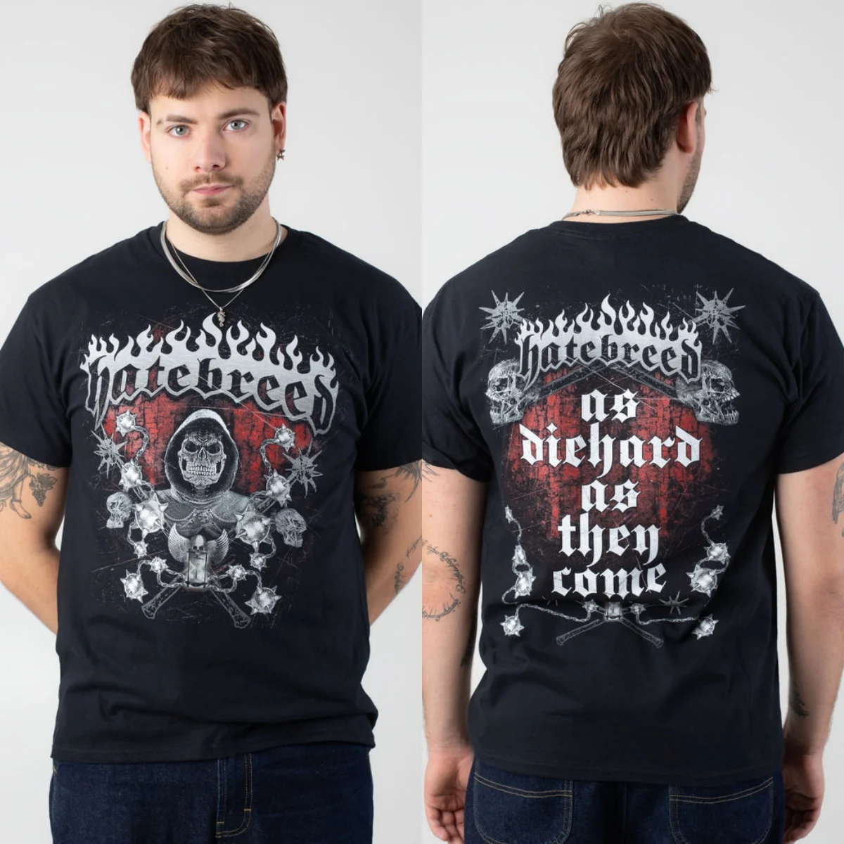 2026 Hatebreed Graphic Cotton T-shirt Unisex Summer Short Sleeve Fashion Brand Tee Luxury Casual Vintage Tees