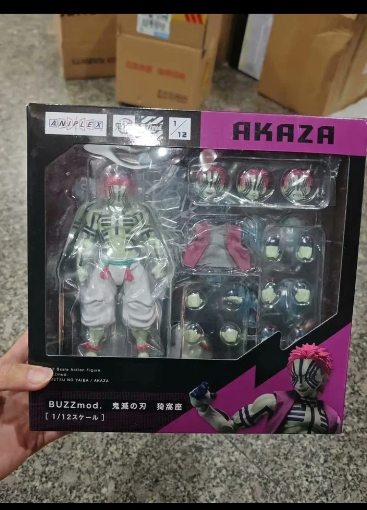 

Aniplex BUZZmod Demon Slayer Slayer The Third of The Upper String The Third Brother Apanese Version Anime Figure Model Toy