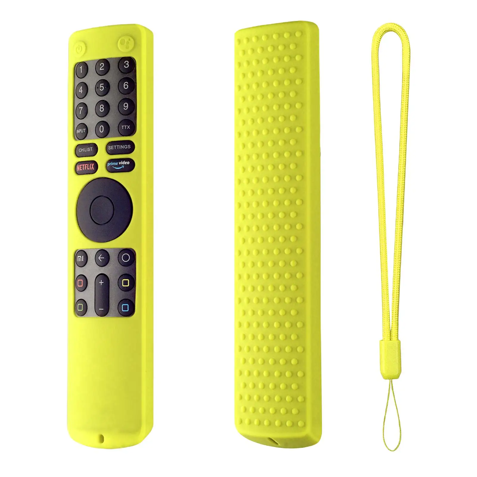 Remote Control Case For Xiaomi Mi 4S TV Remote Cover Silicone Protective Shockproof Protector With Lanyard Control Holder