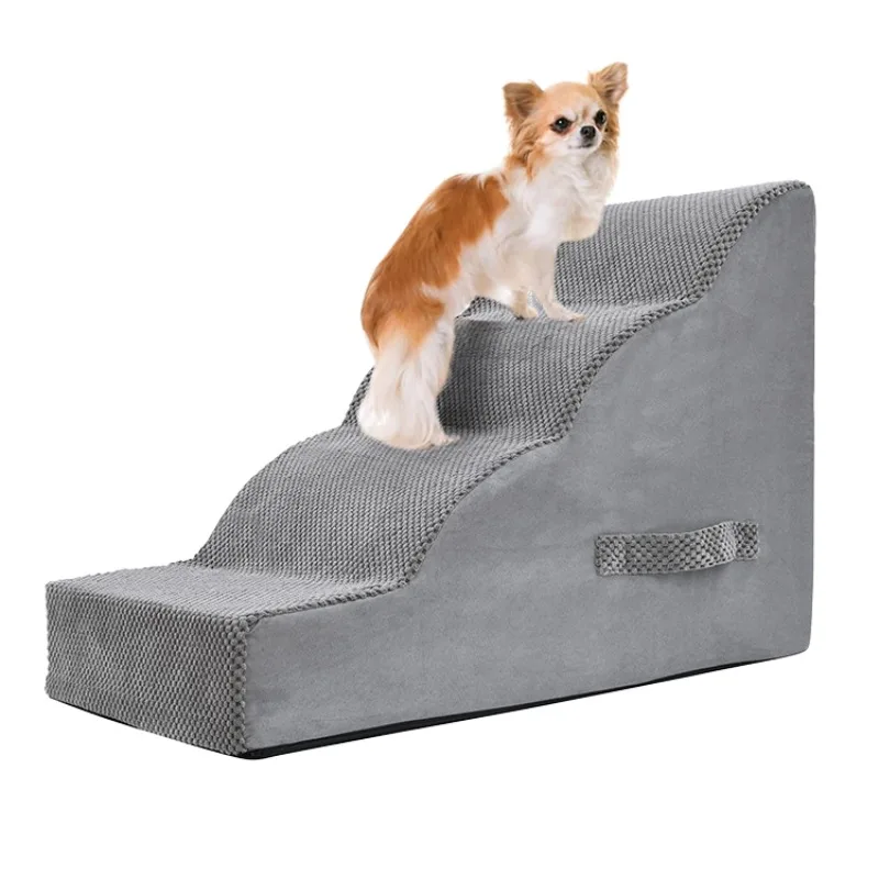 

Custom pet dog stair ramp, high-density foam safety ramp, suitable for pet supply stores