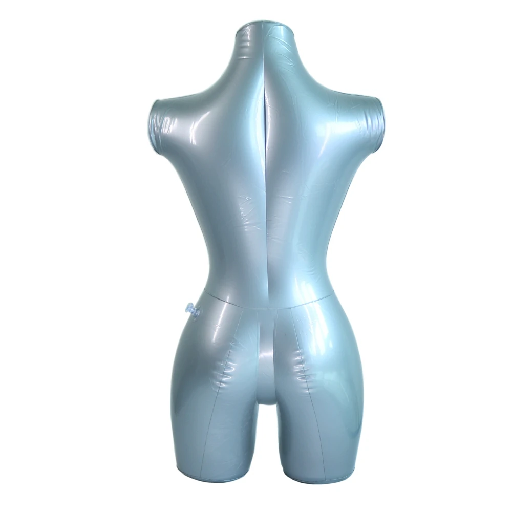 Torso manichino femminile gonfiabile, panno artistico femminile, mezzo corpo, puntelli per esposizione di abbigliamento superiore, 2023