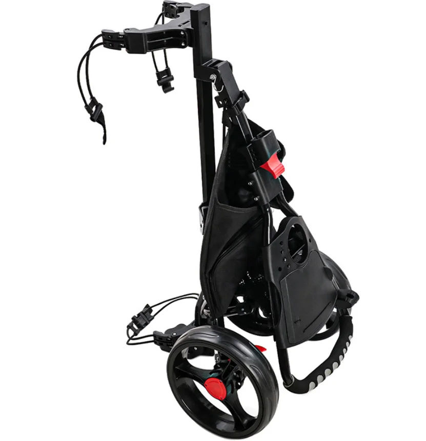 

Тележка для гольфа, трехколесная складная алюминиевая тележка, портативная тележка