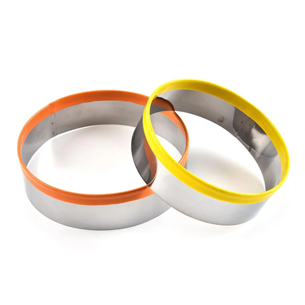 

12-Piece Cookie Cutters Set Stainless Steel Round Biscuit Moulds Colorful Cake Mold DIY Baking Pastry Kitchen Tool