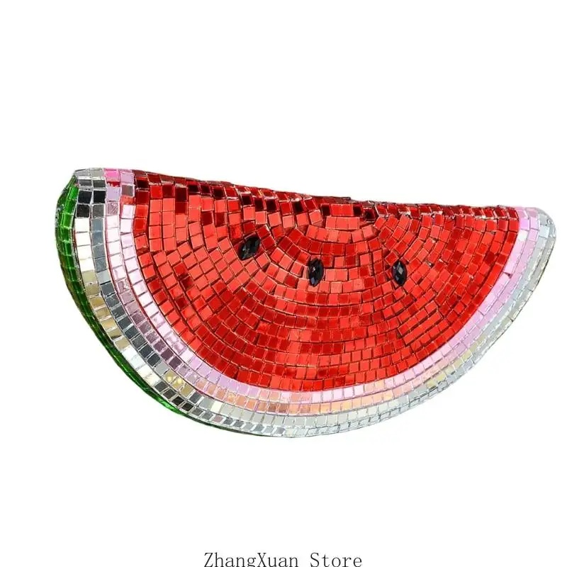 Glas-Wassermelonen-Figuren, Glasfrüchte, Wassermelone, Dekoration, Kunstornament für Zuhause, Büro, Küche, Tischdekoration – Detail 7