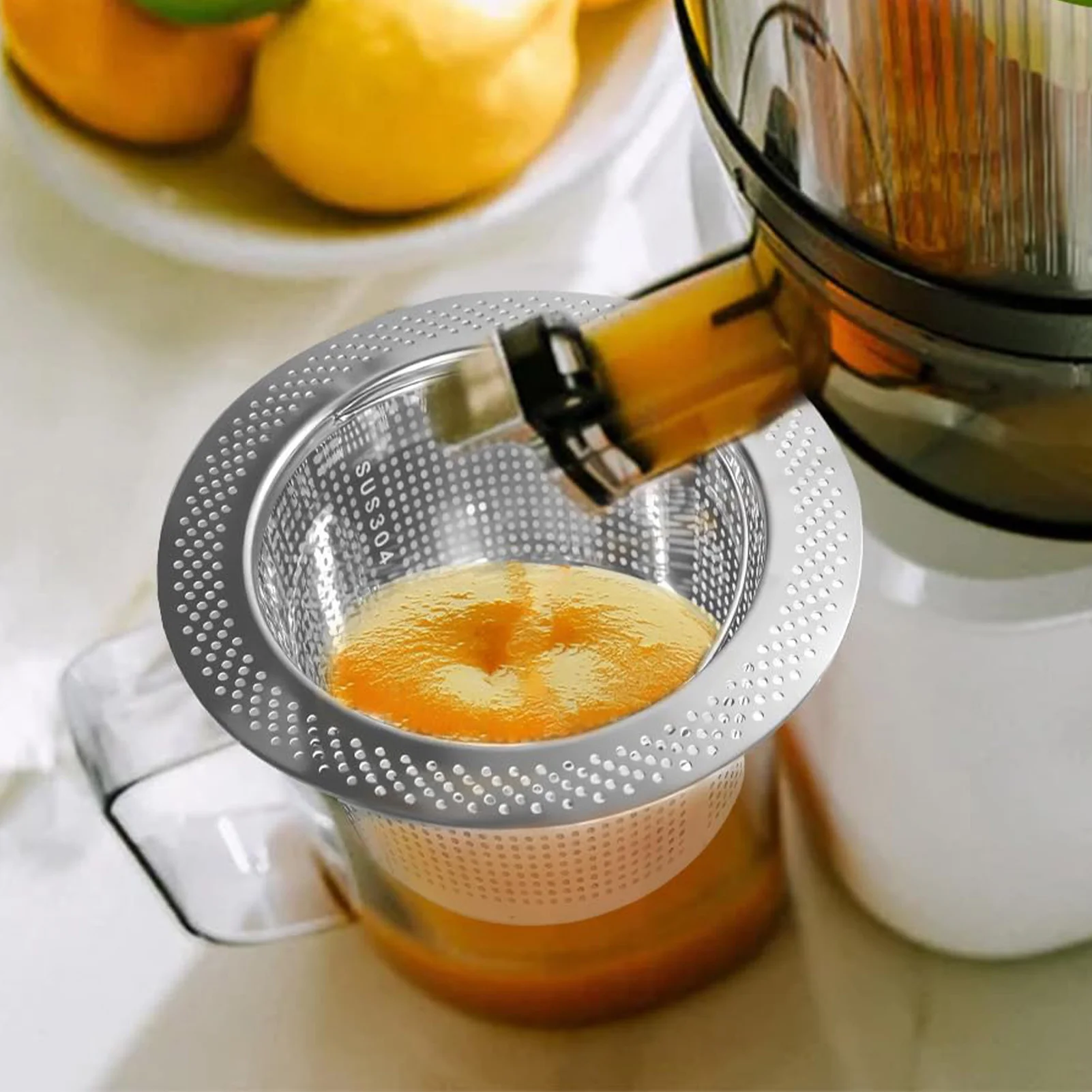 Stainless Steel Pulp Filter for Nama J2 Juicer Fine Dual Stage Filtration Accessory