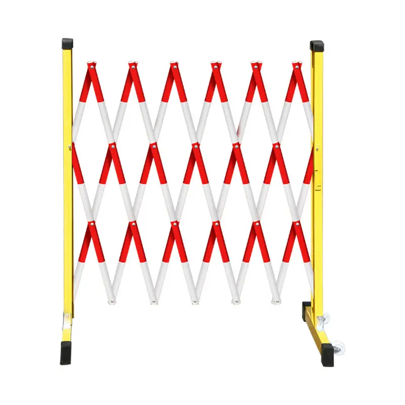 

FRP telescopic fence insulation folding fence electric power safety construction mobile guardrail isolation fence