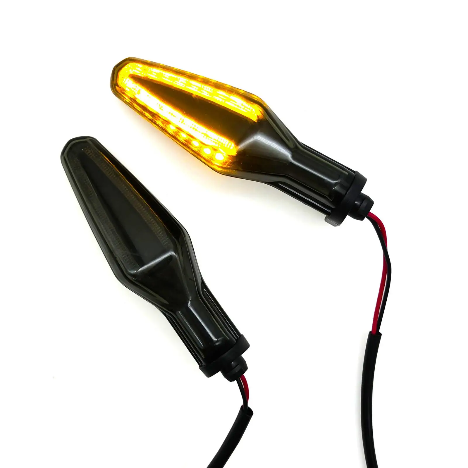 

2 Pieces Front LED Turn Signal Light Motorbike Indicators Accessories