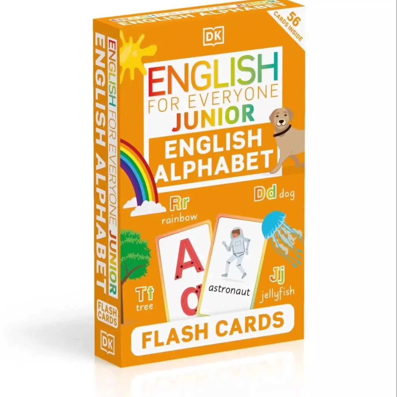 

English for Everyone Junior English Alphabet Flash Cards Everyone Learns English Enlightenment Book