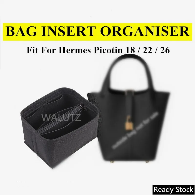 【Only Sale Inner Bag】Bag Organizer Insert For Hermes Picotin 18 22 26 Organiser Divider Shaper Protector Compartment Inner