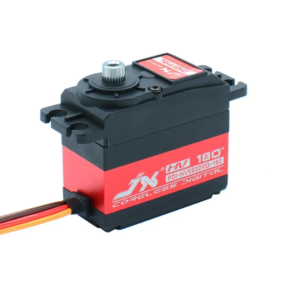 JX 30KG 180 °   HV Digital Servo PDI-HV5932MG Motor Coreless de engrenagem de metal de alta precisão 6-8.4V para modelo RC carro barco robô peça de brinquedo