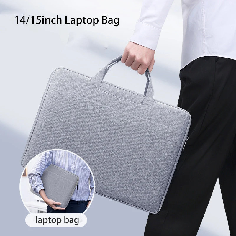 

Business Notebook Laptop Bags 14 15 inch Computer Case Funda Shoulder Bags Laptop Briefcase Messenger Portable Carrying Bags