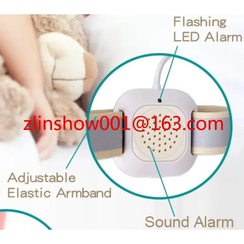 Mini Size Portable Bed Wetting Alarm with Loud Sounds and Strong Vibrations for Deep Sleepers Urine Moisture Alarm