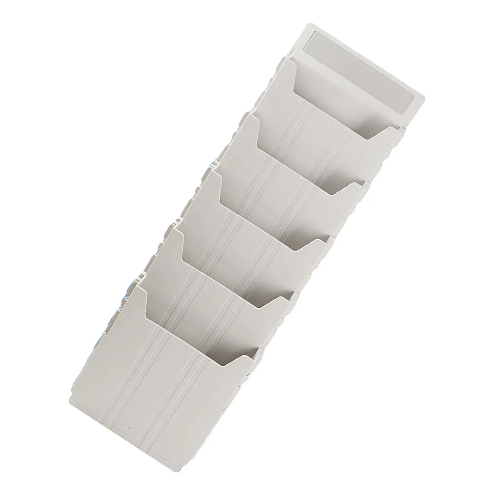 Wall Mounted File Holder Expandable Adjustable Slots Office Organization Magazine Mail Document Storage Rack Hanging File