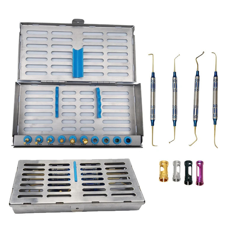 

Dental One set Sinus Lifting Elevation Kit Implant Drills Stoppers Periosteal Separator Plant External Lifting Drill Surgical