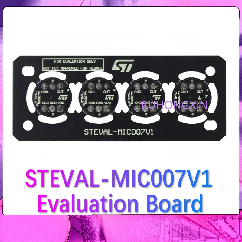 

STEVAL-MIC007V1 IMP23ABSU MEMS Analog Omnidirectional Microphone Audio Evaluation Board