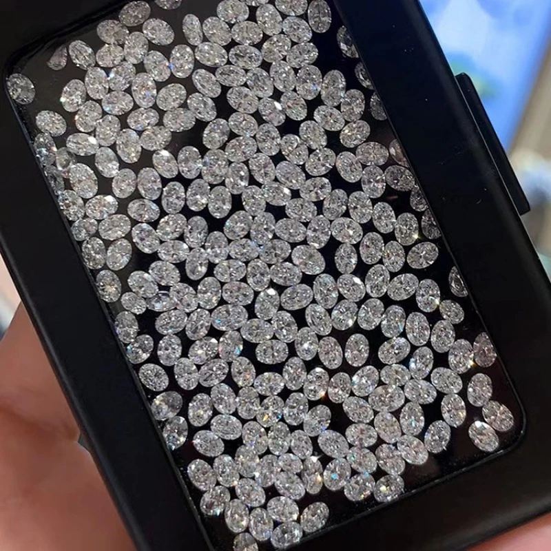Messi Schmuck 0,9mm-3,0mm 1ct CVD Melee Laborgezüchtete Diamanten DEF VVS-VS Runder Brillantschliff Kleine Diamanten Großhandel – Detail 7