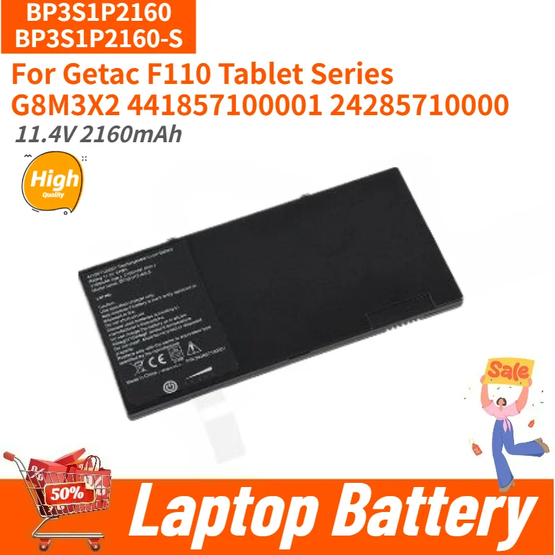 BP3S1P2160 BP3S1P2160-S High Quality Laptop Battery 11.4V 2160mAh for Getac F110 Tablet Series G8M3X2 441857100001 24285710000