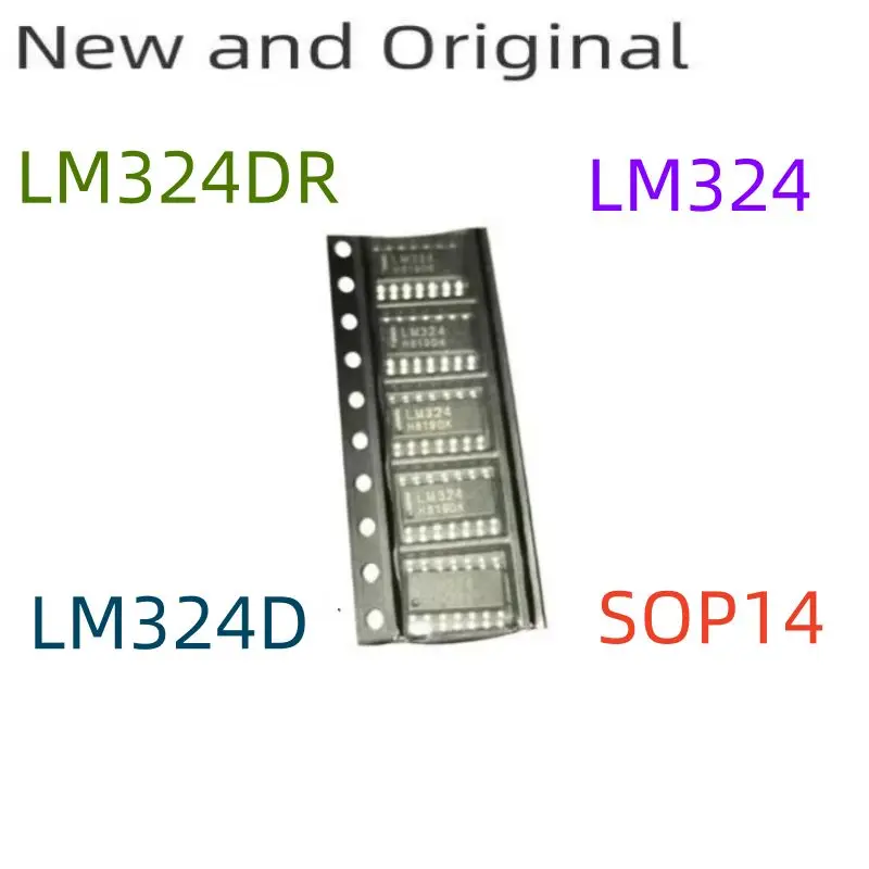 

Lm324 Lm324D Lm324Dr Sop14 Quadruple Operational Amplifiers