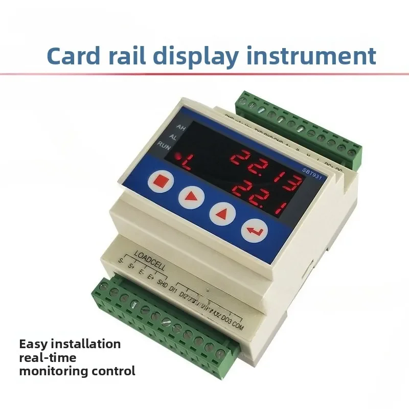 Card-rail Pressure Sensor Display Controller for Easy Installation and Use in Industrial Environments