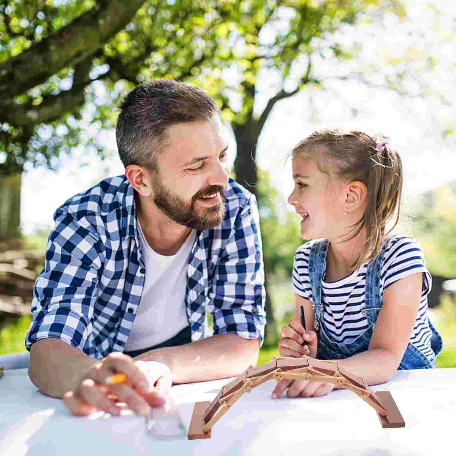 Arch Bridge Assembly Toy Interesting Educational Toy DIY Project Arch Bridge Wood Assembly Toy diy wooden arch bridge