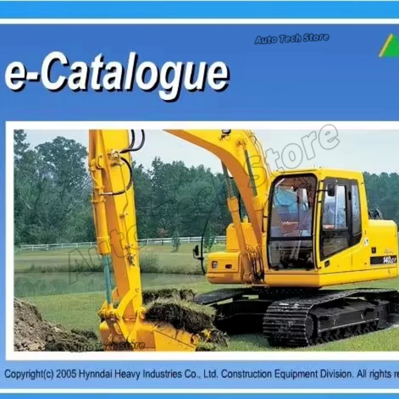 For Hyundai E-Catalogue Robex Heavy Parts Catalog HCE [01.2017] Automobiles Car Repair Tool Diagnostic Tools Software